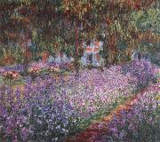 Claude Monet Monet-s Garden the Irises Spain oil painting artist